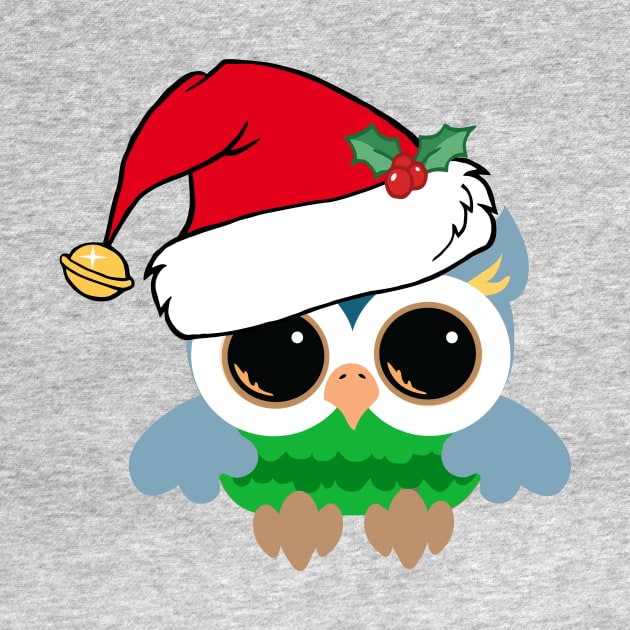 Cute Christmas Owl by epiclovedesigns